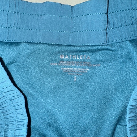 Mesh Racer Teal Women's 4 inch Shorts - Picture 2 of 5